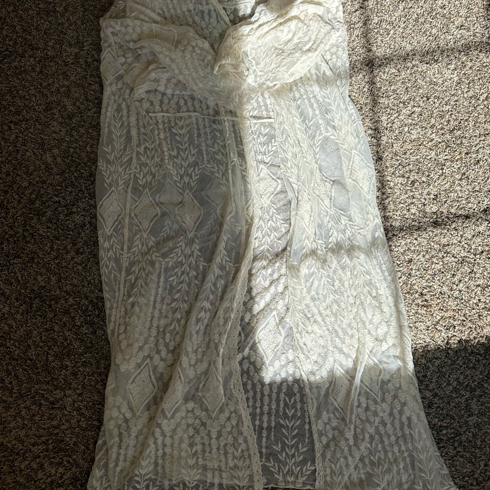 Ivory Lace Kimono